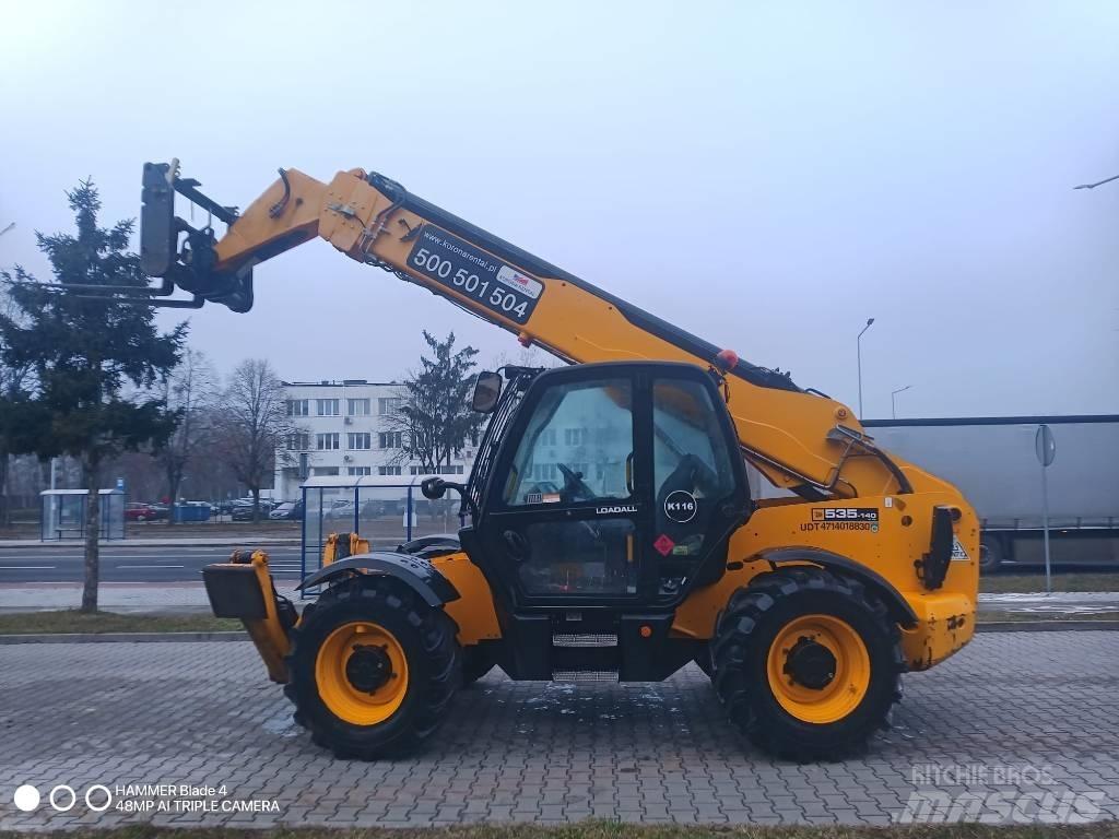 JCB 535-140 Hiviz 伸缩臂叉装车|叉装车