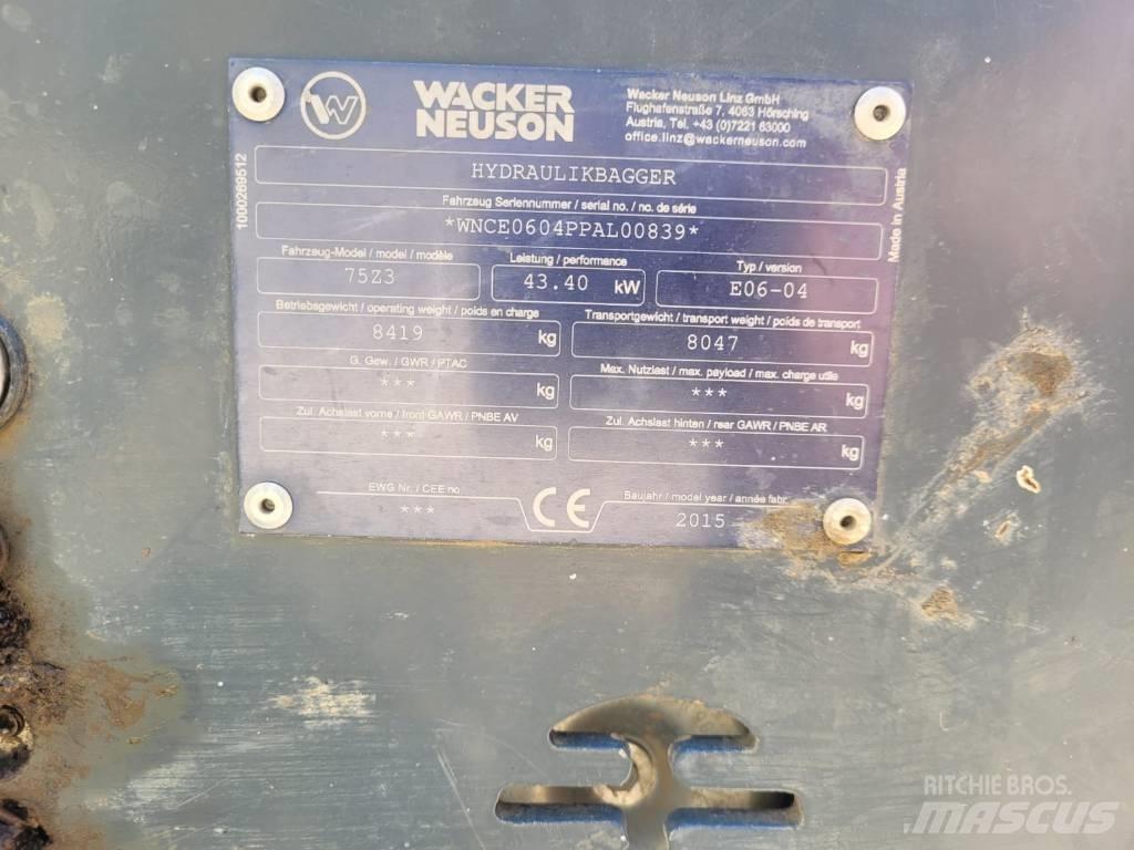 Neuson 75 Z 3 中型挖掘机