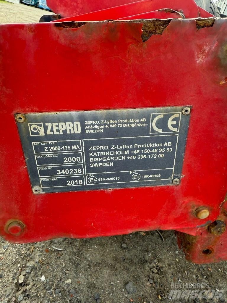  Zepro Bakgavellyft 平台