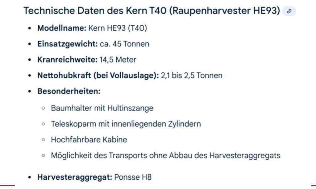 Kern T40 收割机