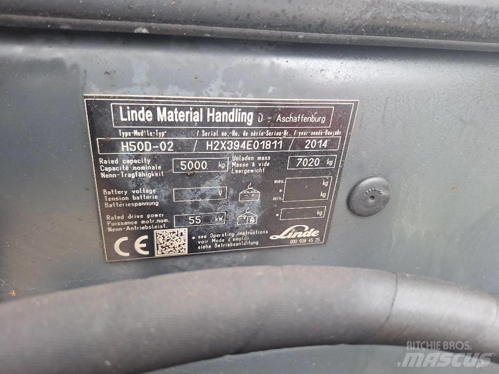 Linde H 50 D 柴油叉车