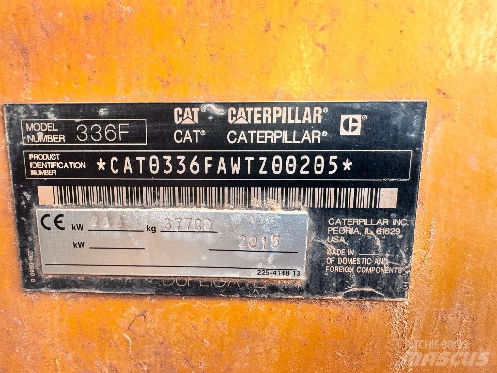 CAT 336 F L 履带挖掘机