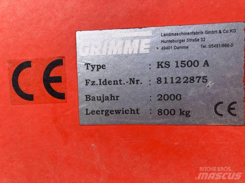 Grimme KS 1500 A 茎秆切割机