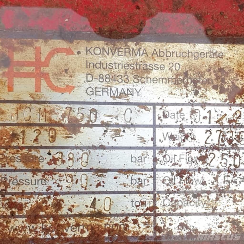  KONVERMA HCM 750C 液压剪