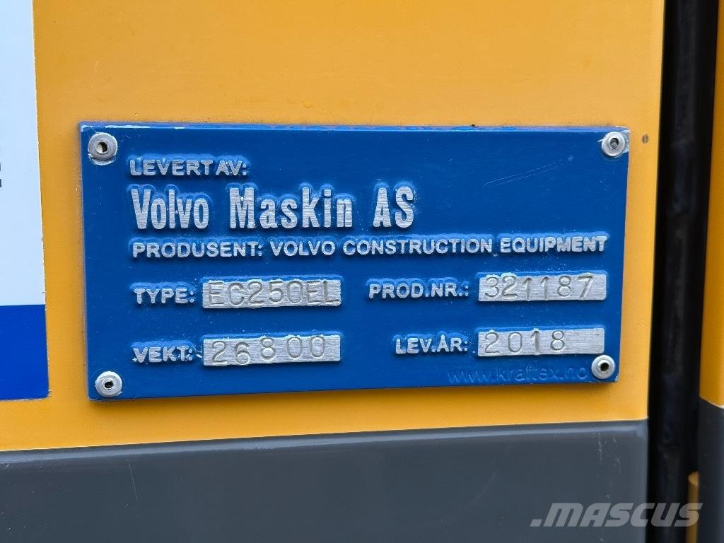 Volvo EC 250 EL 履带挖掘机