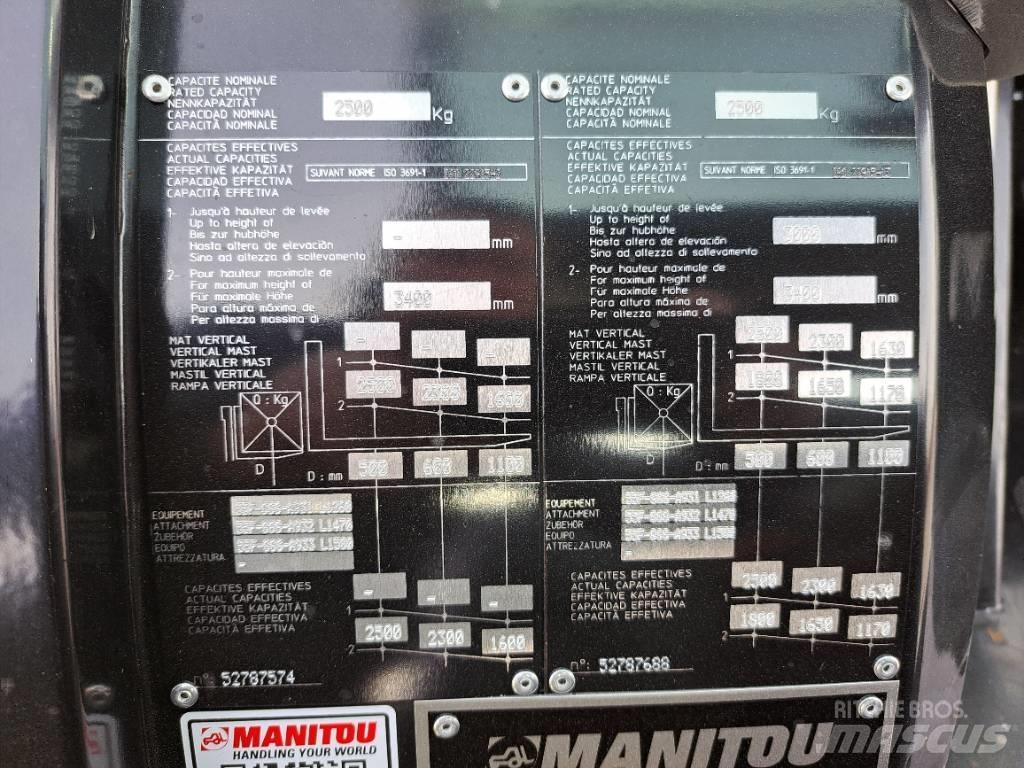 Manitou MC 25-4 柴油叉车