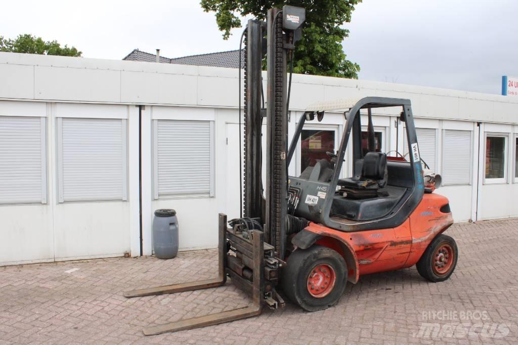 Linde H 45 T-600 天然气叉车