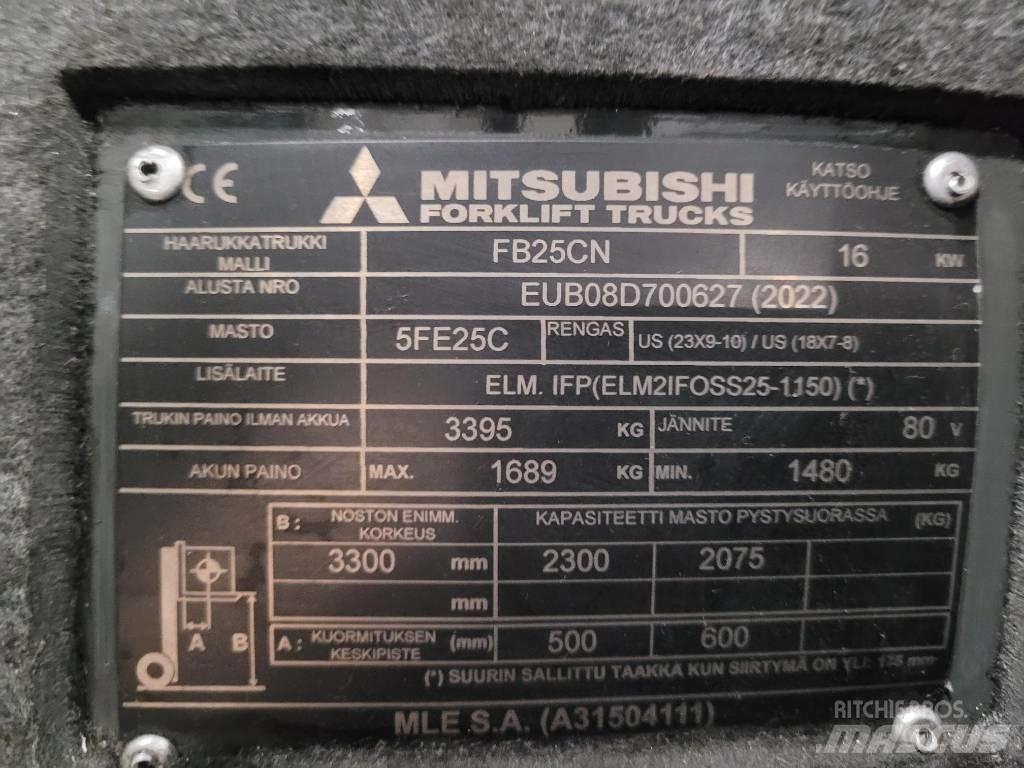 Mitsubishi FB 25 CN 电动叉车