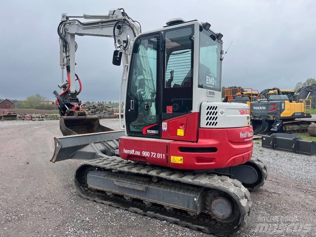 Takeuchi TB 280 FR 中型挖掘机