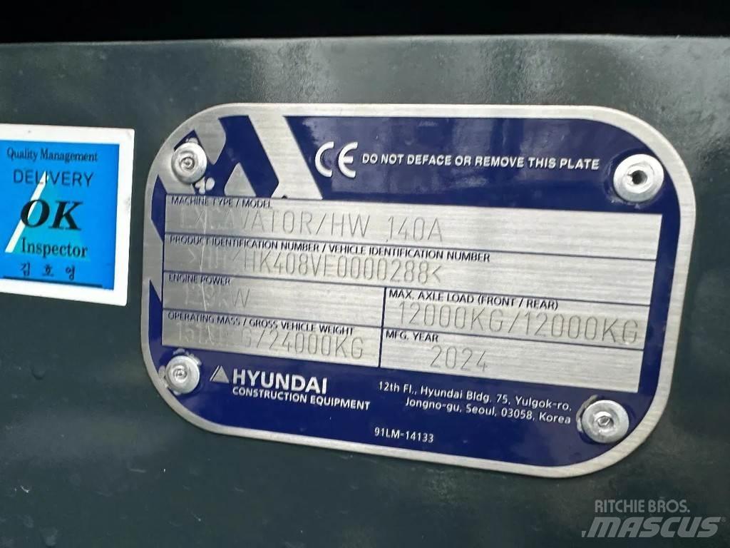 Hyundai HW140A 轮式挖掘机