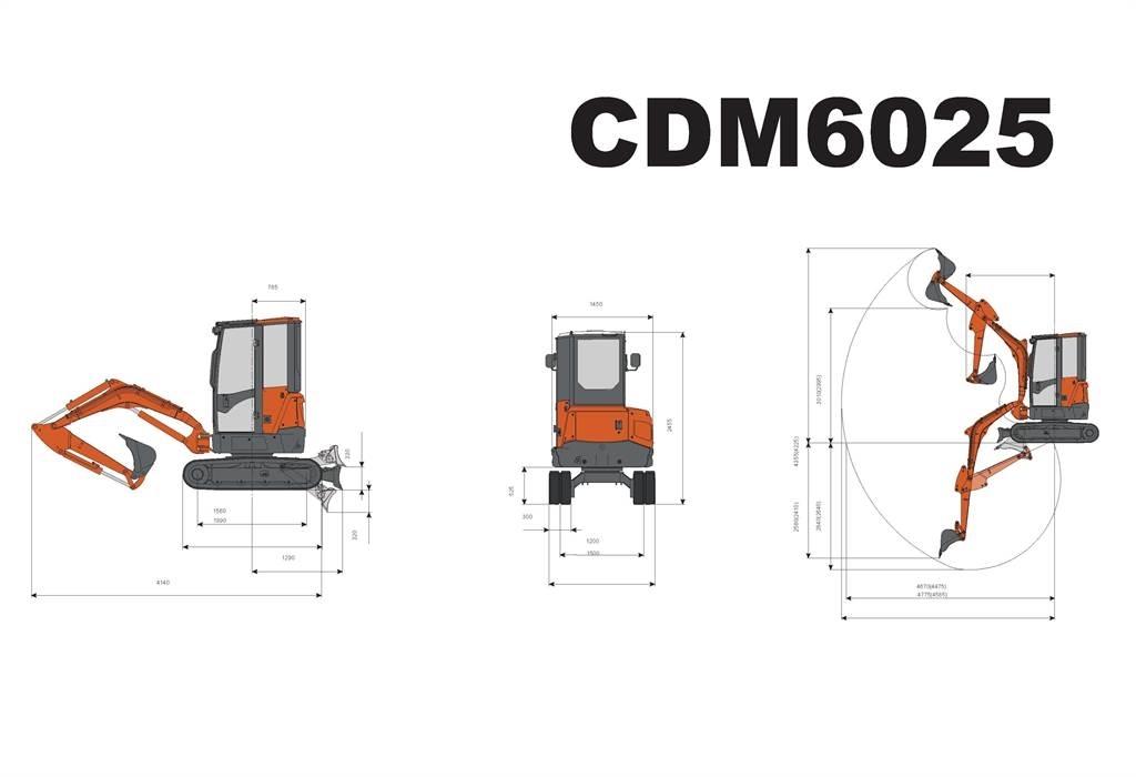 Lonking CDM6025 小型挖掘机