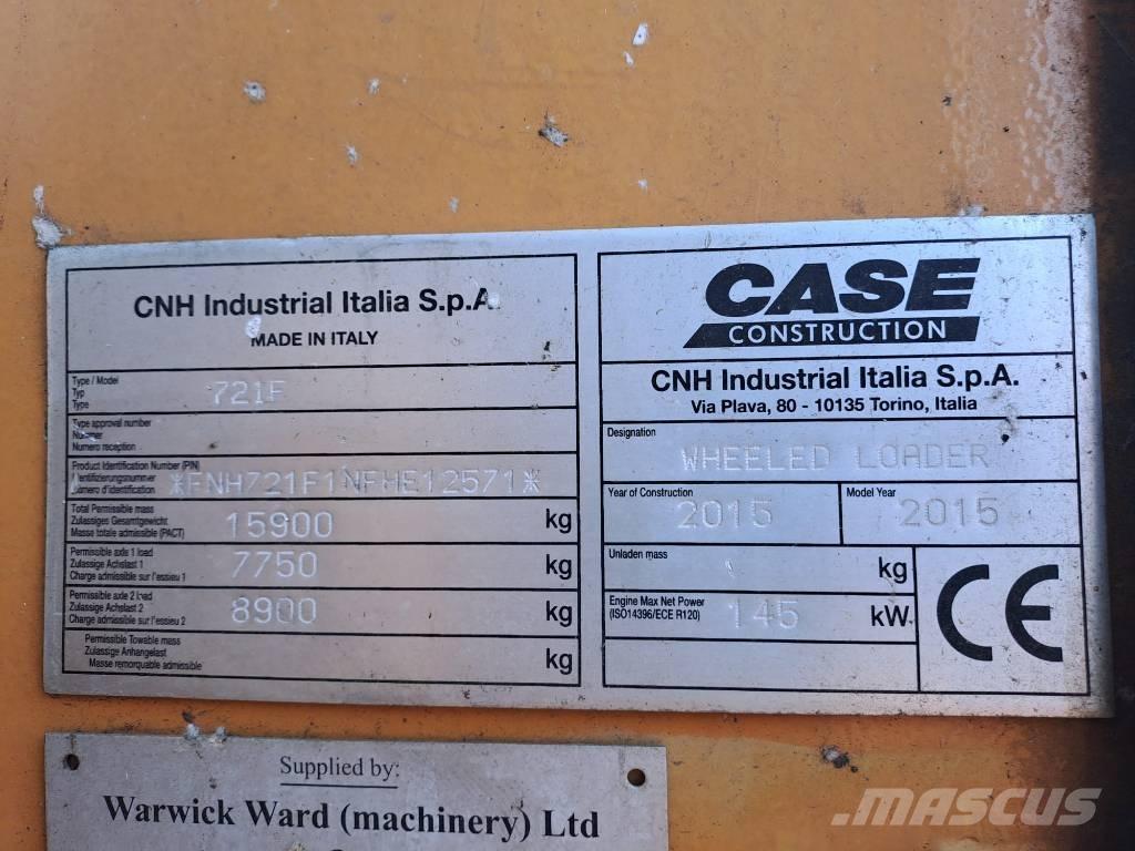 CASE 721 F XR 轮式装载机