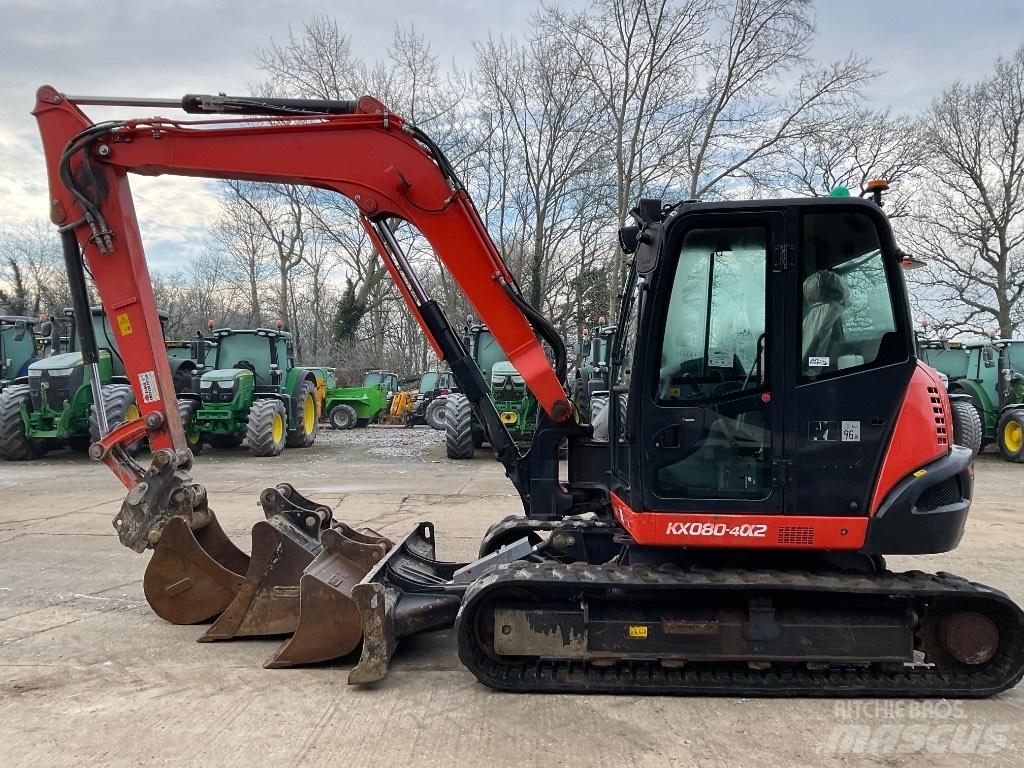 KUBOTA KX080 中型挖掘机