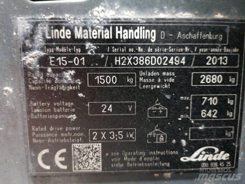 Linde E15-01 电动叉车