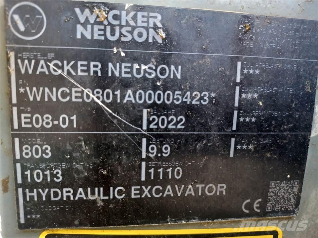 Wacker Neuson 803 履带挖掘机