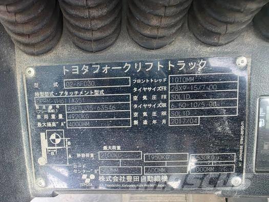 Toyota 30-5 FBL 25 伸缩臂叉装车|叉装车