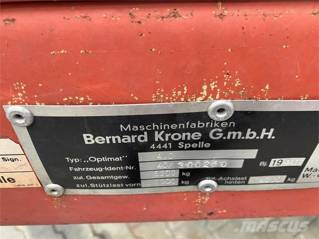 Krone Optimat 4.0 撒肥机