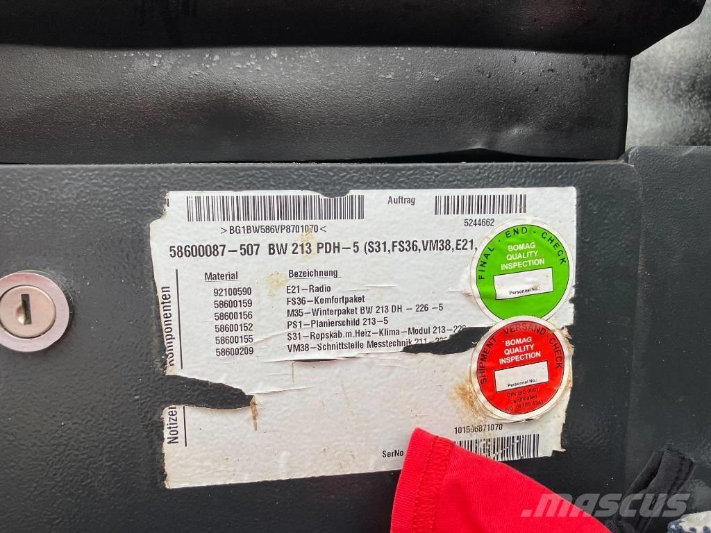 Bomag BW 213 PDH-5 土壤压实机