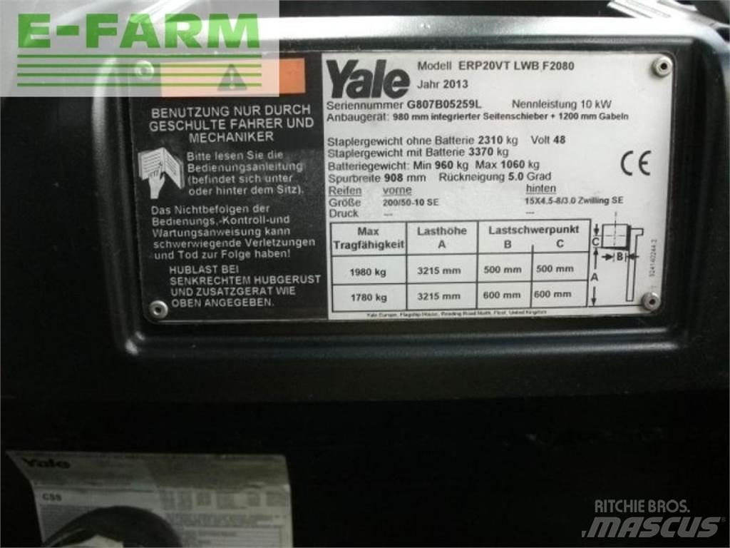 Yale erp 20 vt lwb 其他叉车