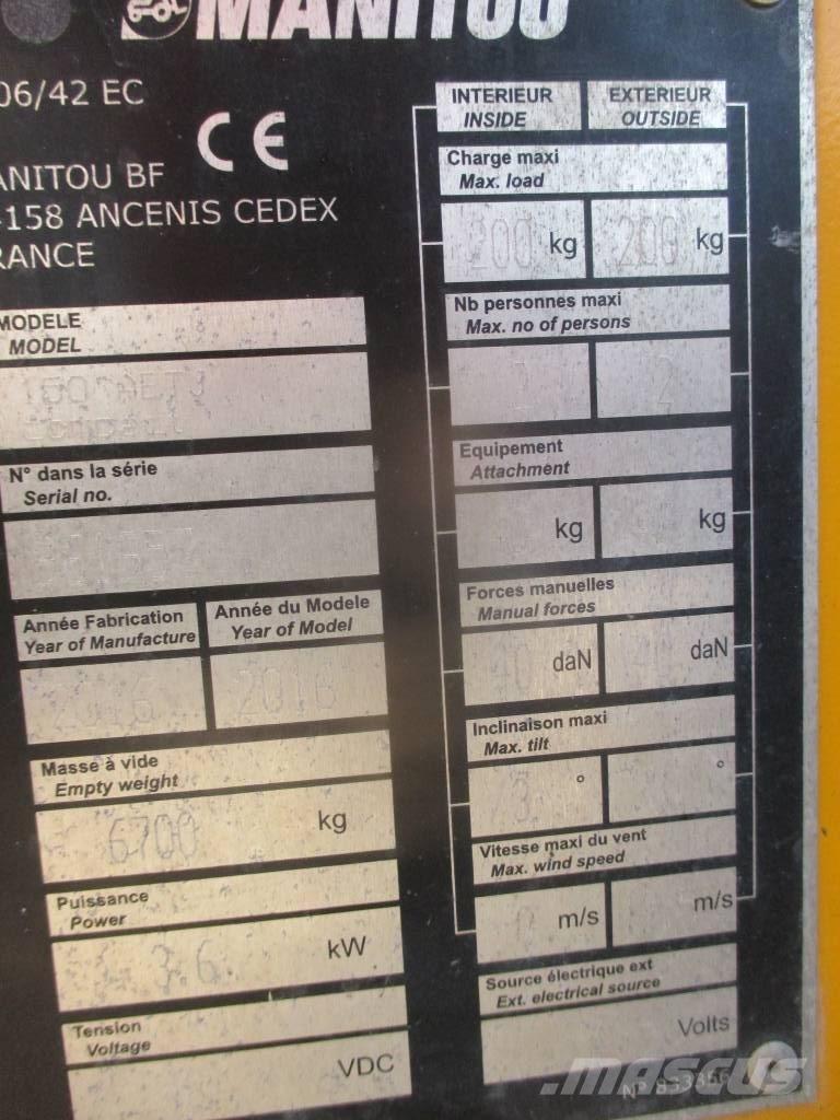 Manitou 150 AET JC 曲臂高空工作平台