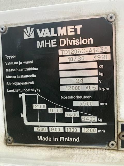 Valmet TD1206C-A123 柴油叉车