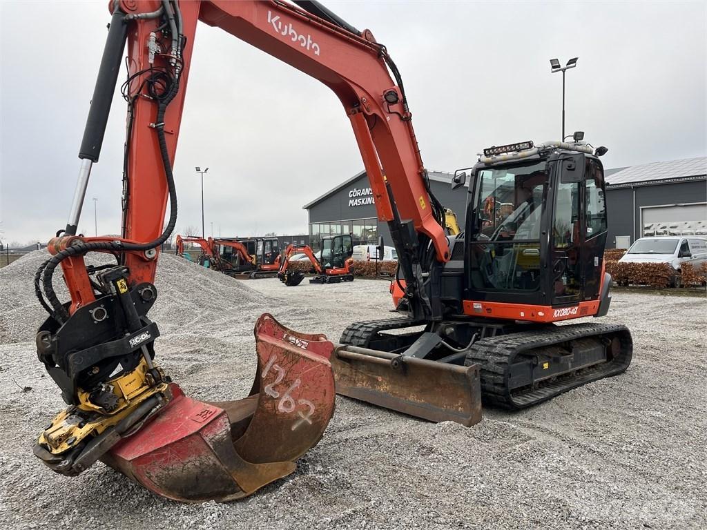 Kubota KX 080-4 中型挖掘机