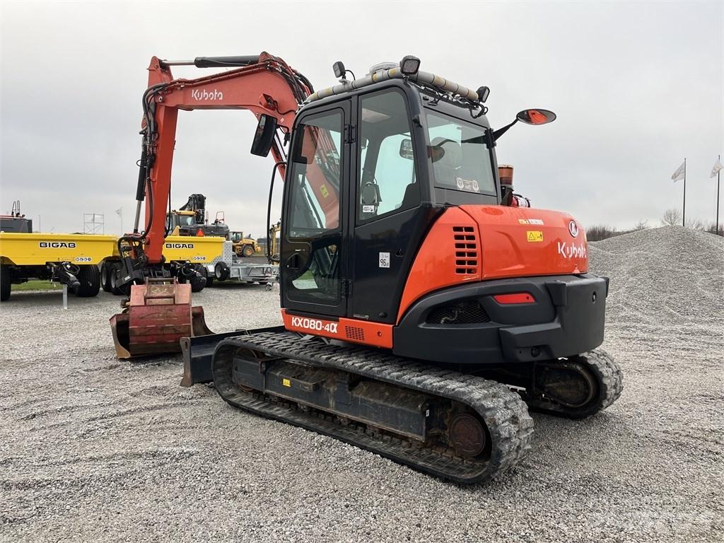 Kubota KX 080-4 中型挖掘机