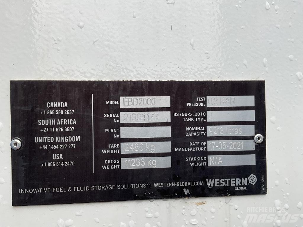Western EBD2000 燃料和油箱