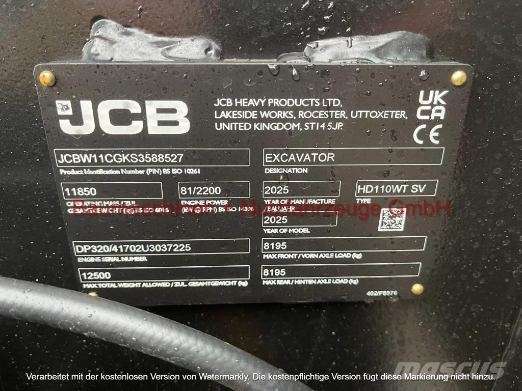 JCB Hydradig 110W 轮式挖掘机