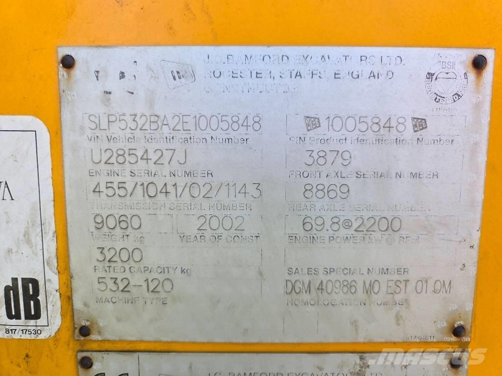 JCB 532-120 伸缩臂叉装车|叉装车