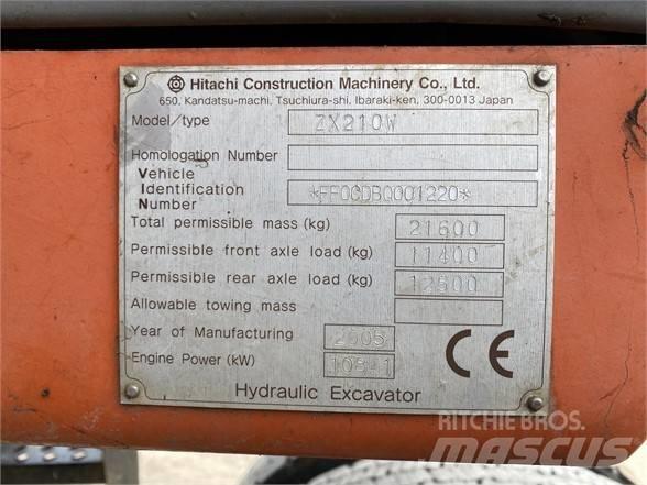 Hitachi ZX 210 W 轮式挖掘机