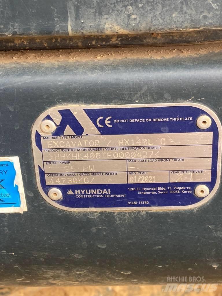 Hyundai HX140LC 履带挖掘机