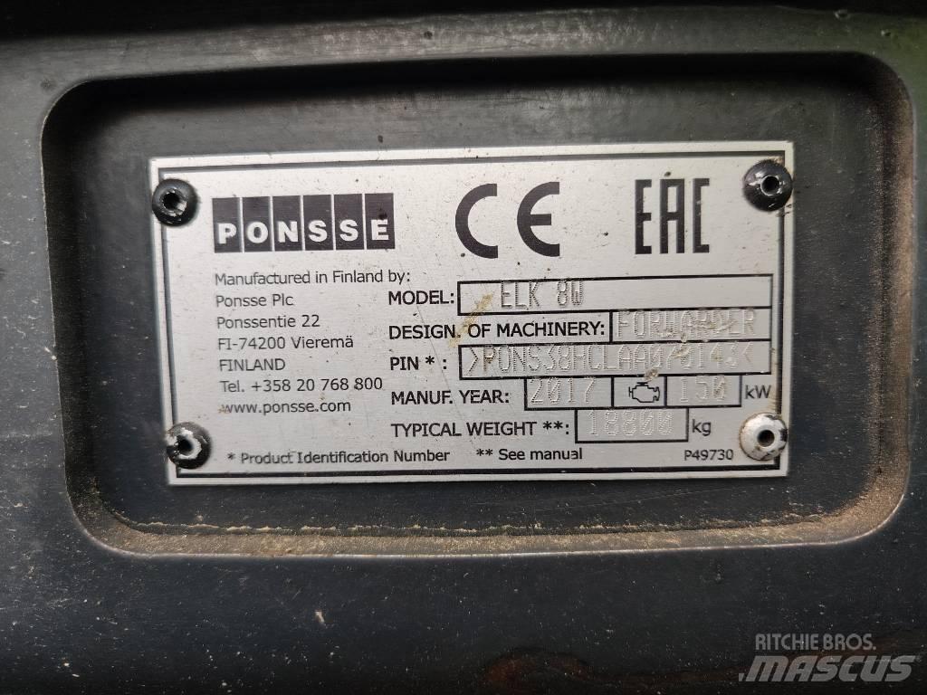 Ponsse Elk 8W 集运机