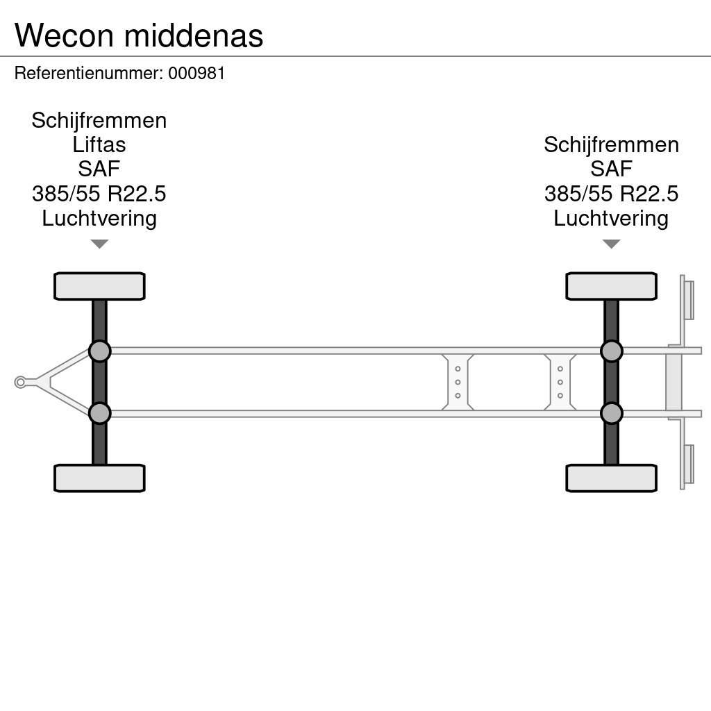 Wecon middenas 自卸半挂车
