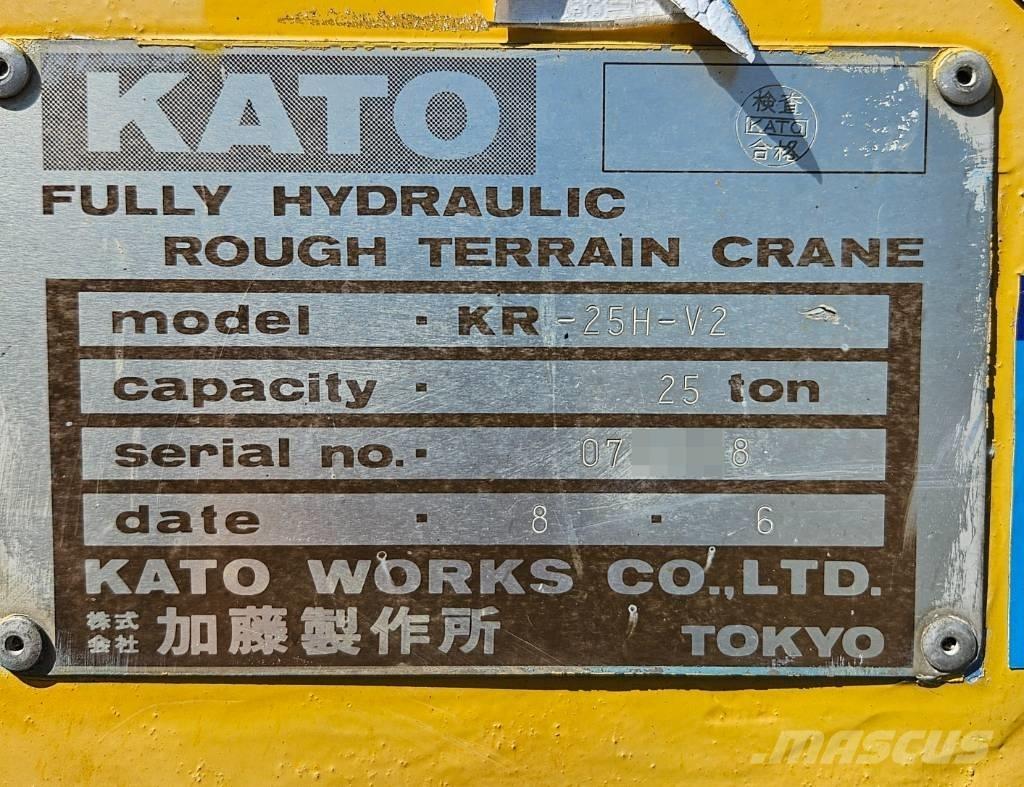Kato KR 25 H V-2 越野轮胎起重机︳越野吊︳越野起重机︳移动式起重机