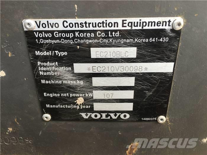Volvo EC 210 B LC 履带挖掘机