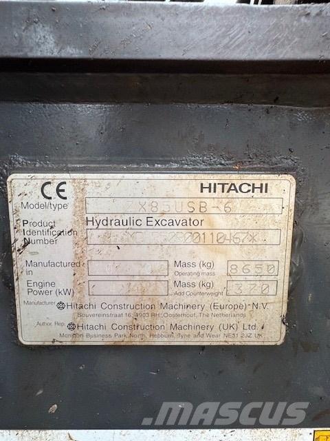 Hitachi ZX 85 USB-6 中型挖掘机