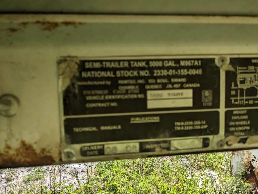 Remtec m67a1 罐式拖车