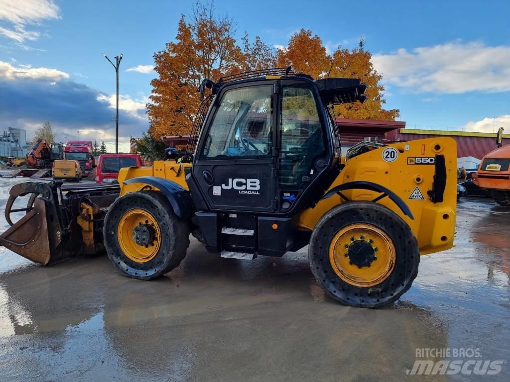 JCB 550-80 伸缩臂叉装车|叉装车