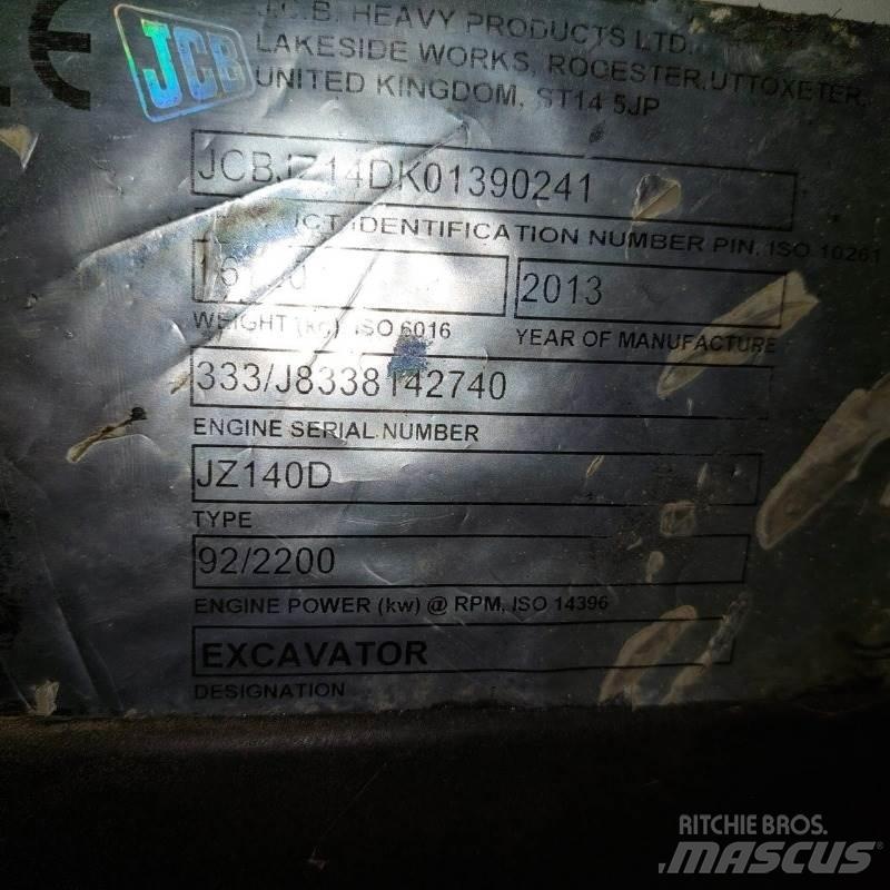 JCB JZ140D 履带挖掘机