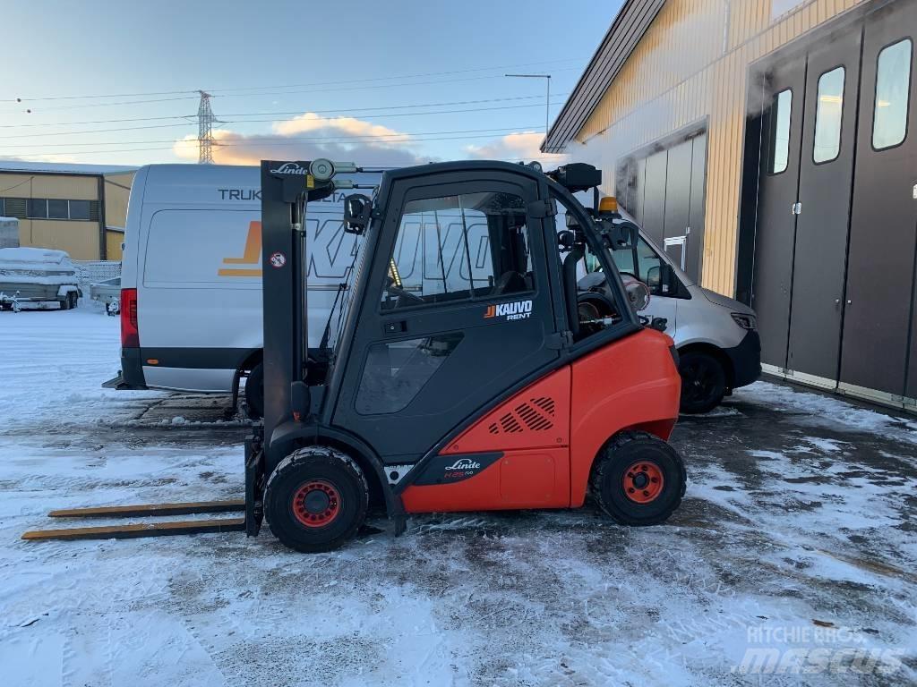 Linde H25T-02 天然气叉车