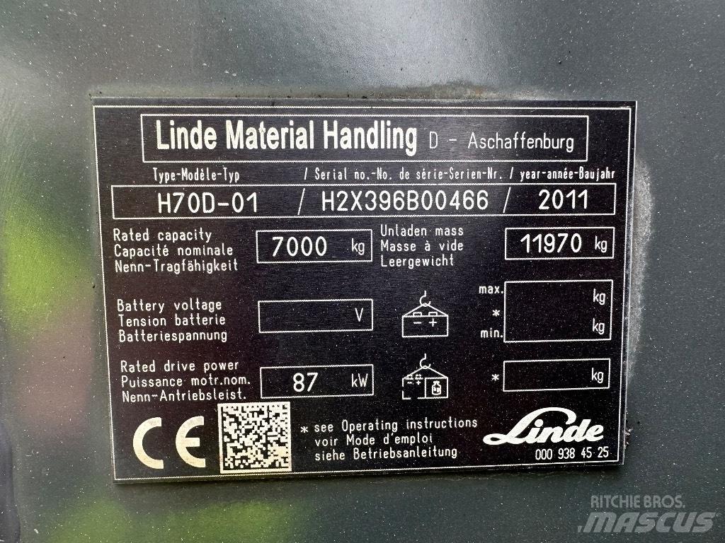 Linde H70D 柴油叉车