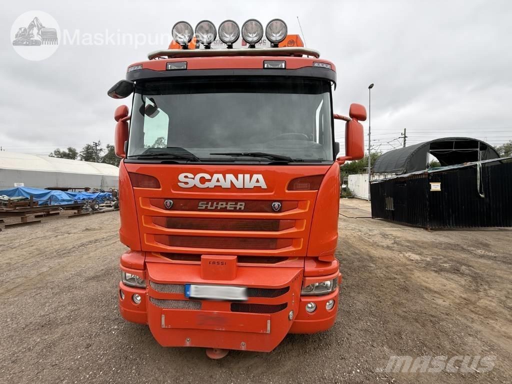 Scania R 450 bodbil 起重车