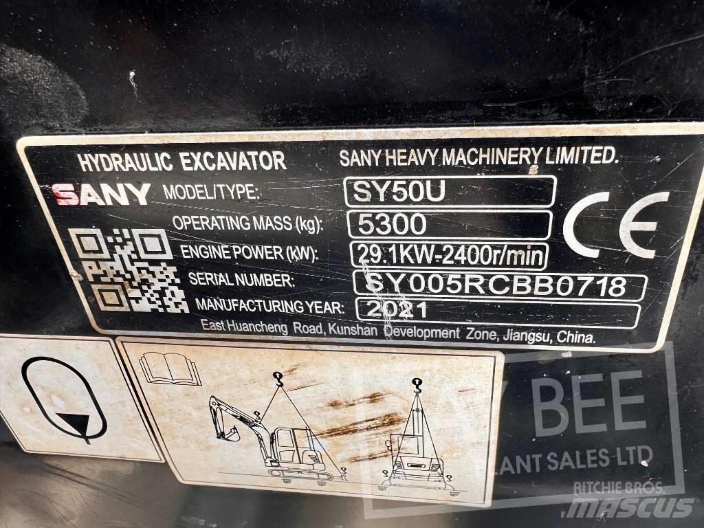 Sany SY 50 U 小型挖掘机