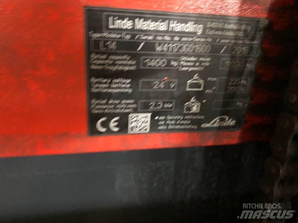 Linde H 16 T-01 天然气叉车