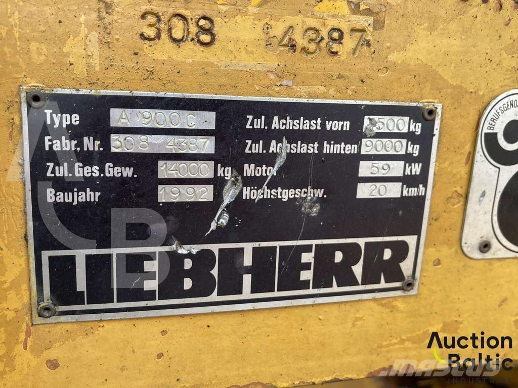 Liebherr A 900 C 轮式挖掘机
