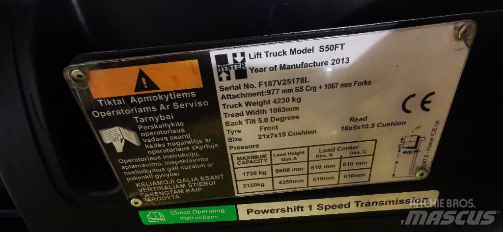 Hyster H 2.5 FT LPG 天然气叉车