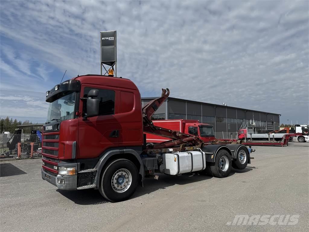 Scania R144 6X2 工程吊钩车