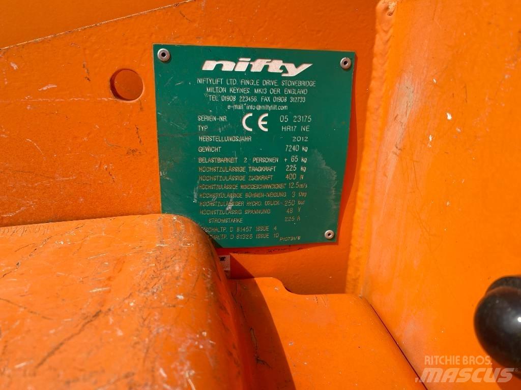 Niftylift HR 17NE 曲臂高空工作平台