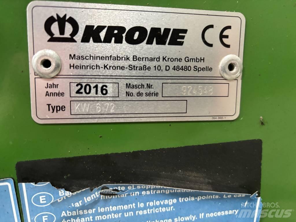 Krone KW 6.72/6 犁耙和摊草机